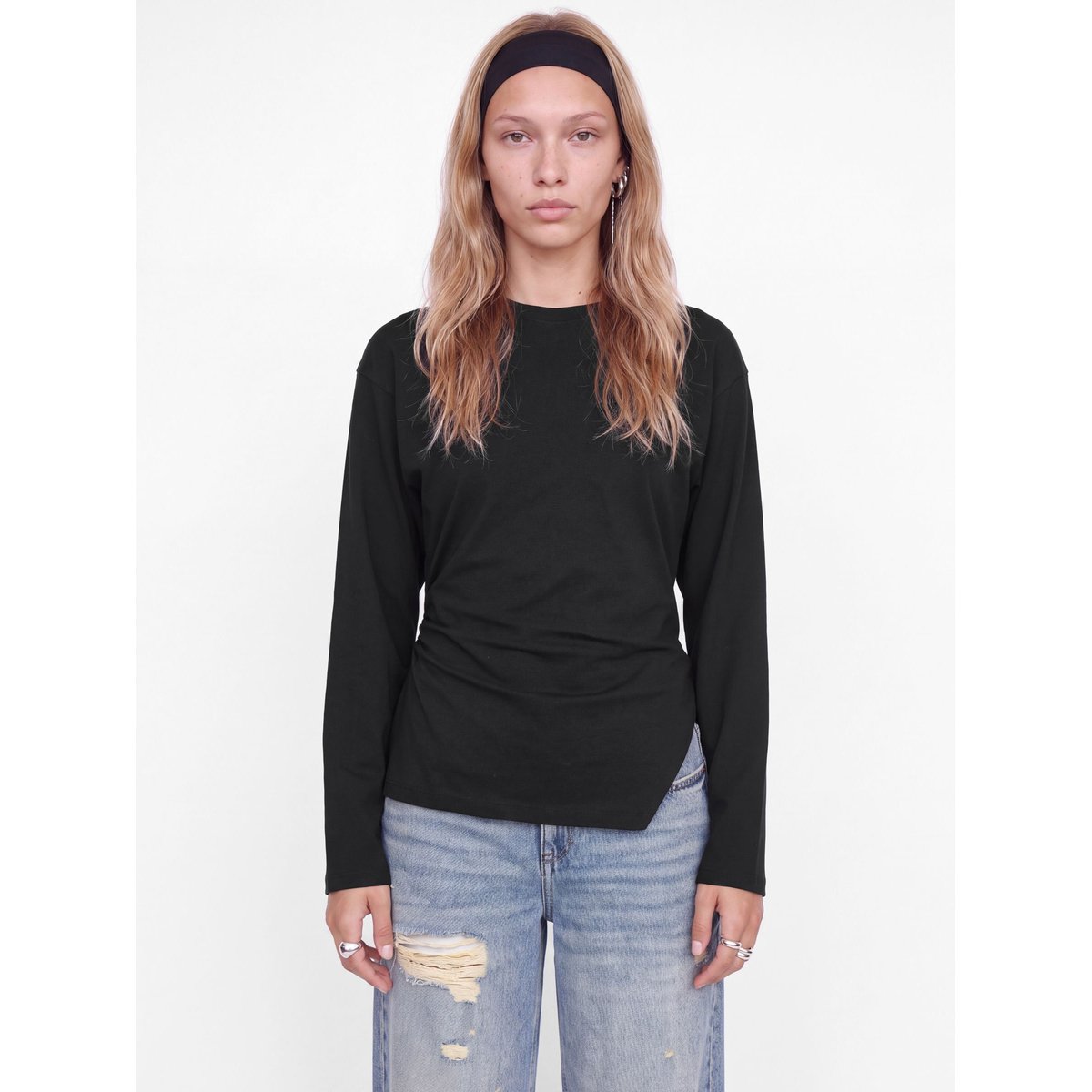 Top Asymétrique black 1, JJXX