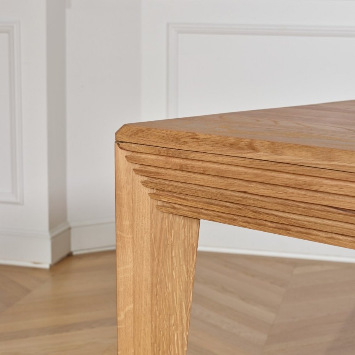 Table rectangulaire en chêne, 10 couverts TAYLOR teinte claire, ROBIN DES BOIS