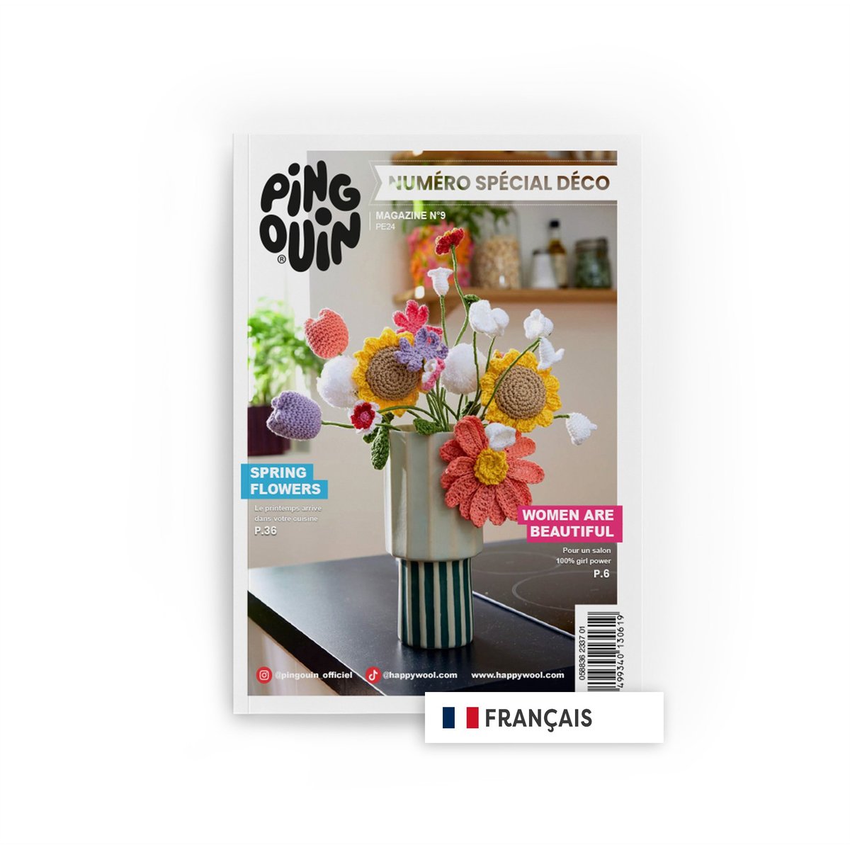 Magazine N°9 : Spécial Déco 14 Modèles sans coloris, PINGOUIN