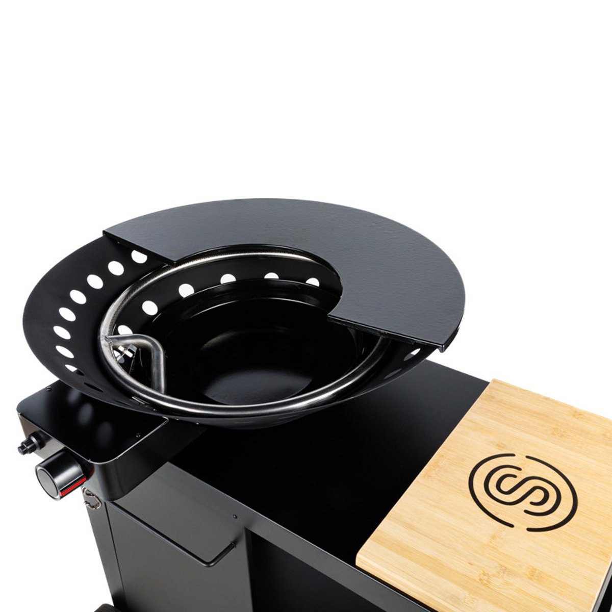 Brasero de cuisson au gaz noir, noir, noir, SOMAGIC