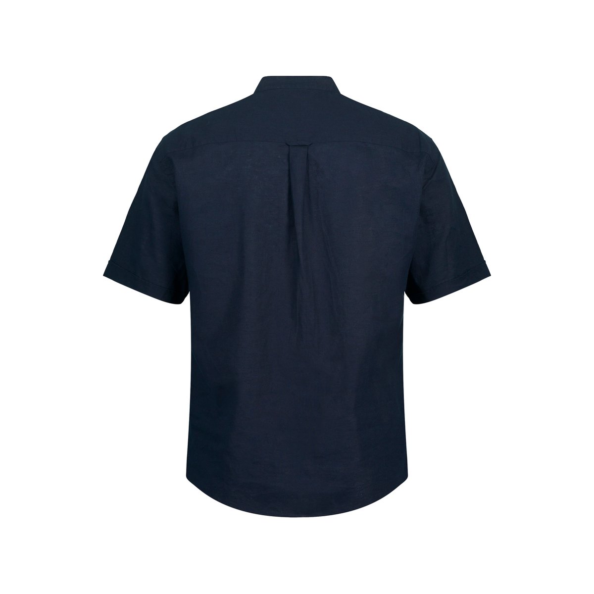 Chemise en lin mélangé bleu marine, JP1880