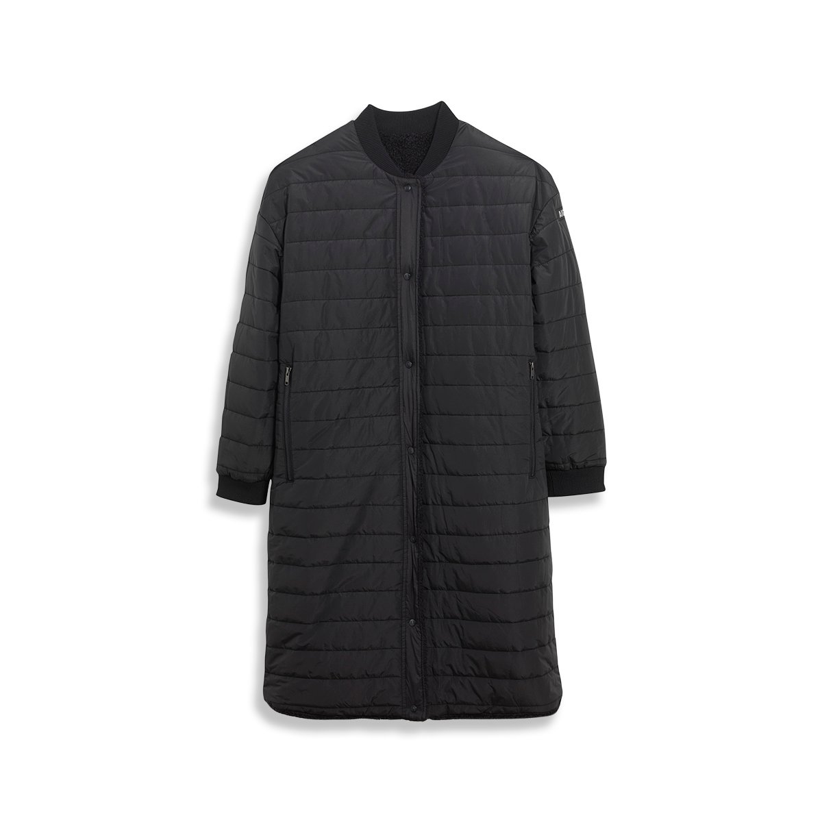 Manteau long réversible sherpa oversize noir, AIGLE