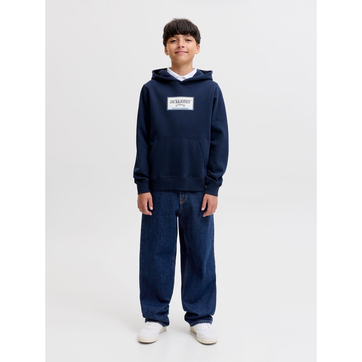 Jean Baggy Fit blue denim, JACK & JONES JUNIOR
