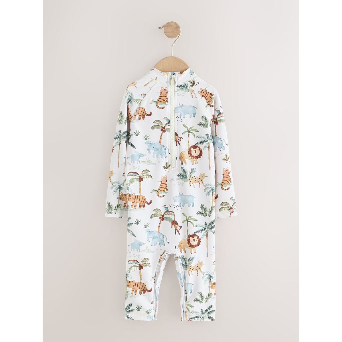 Ensemble maillot de bain anti-uv et chapeau blanc, NEXT
