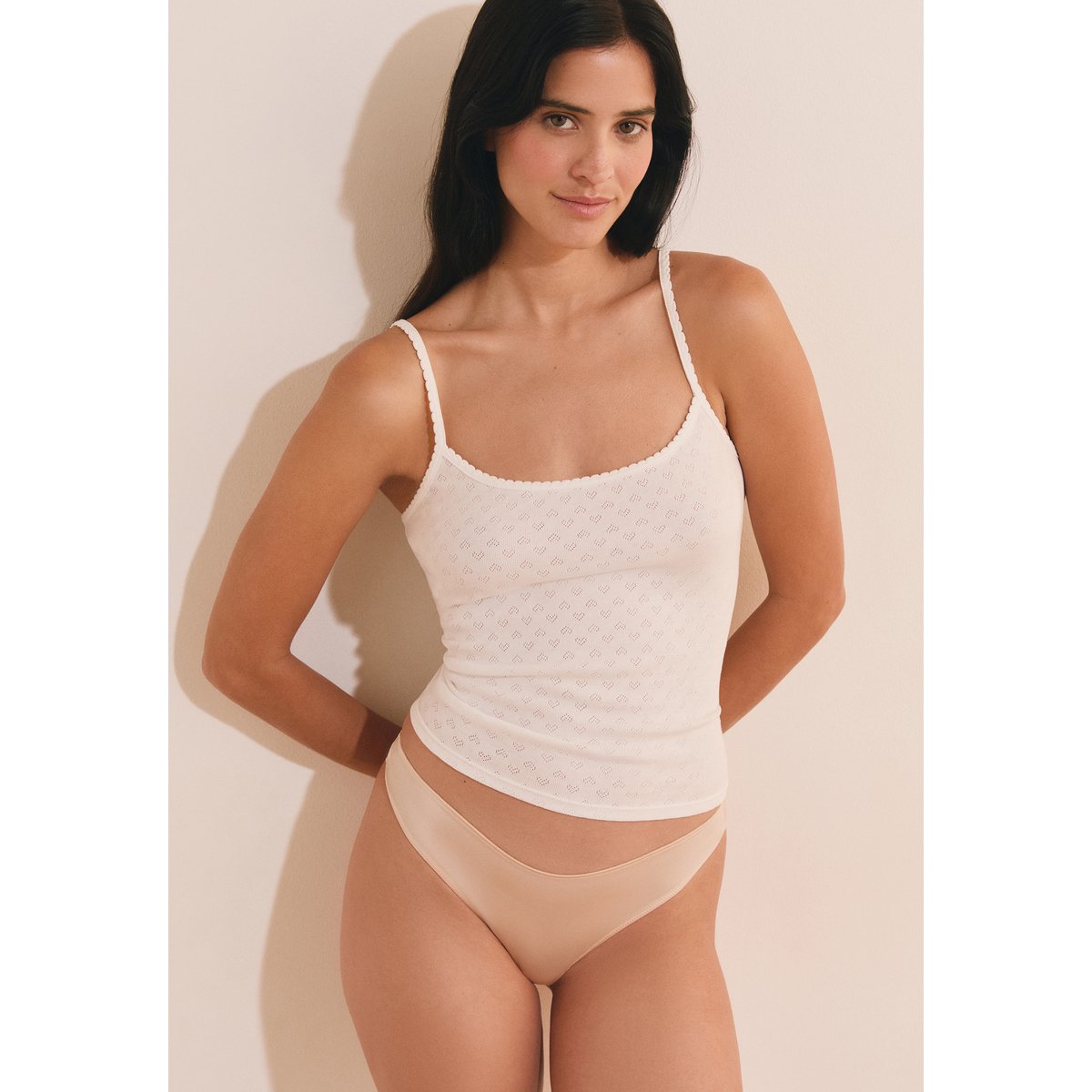 String en microfibre JEANE lin, ETAM