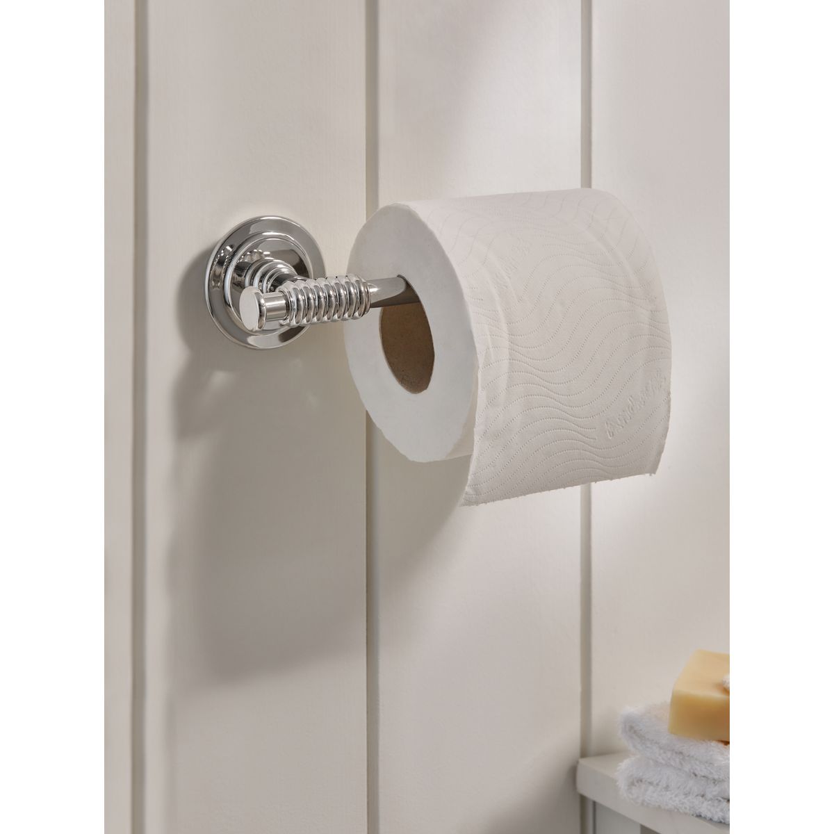 Porte-rouleau de papier toilette chrome, NEXT