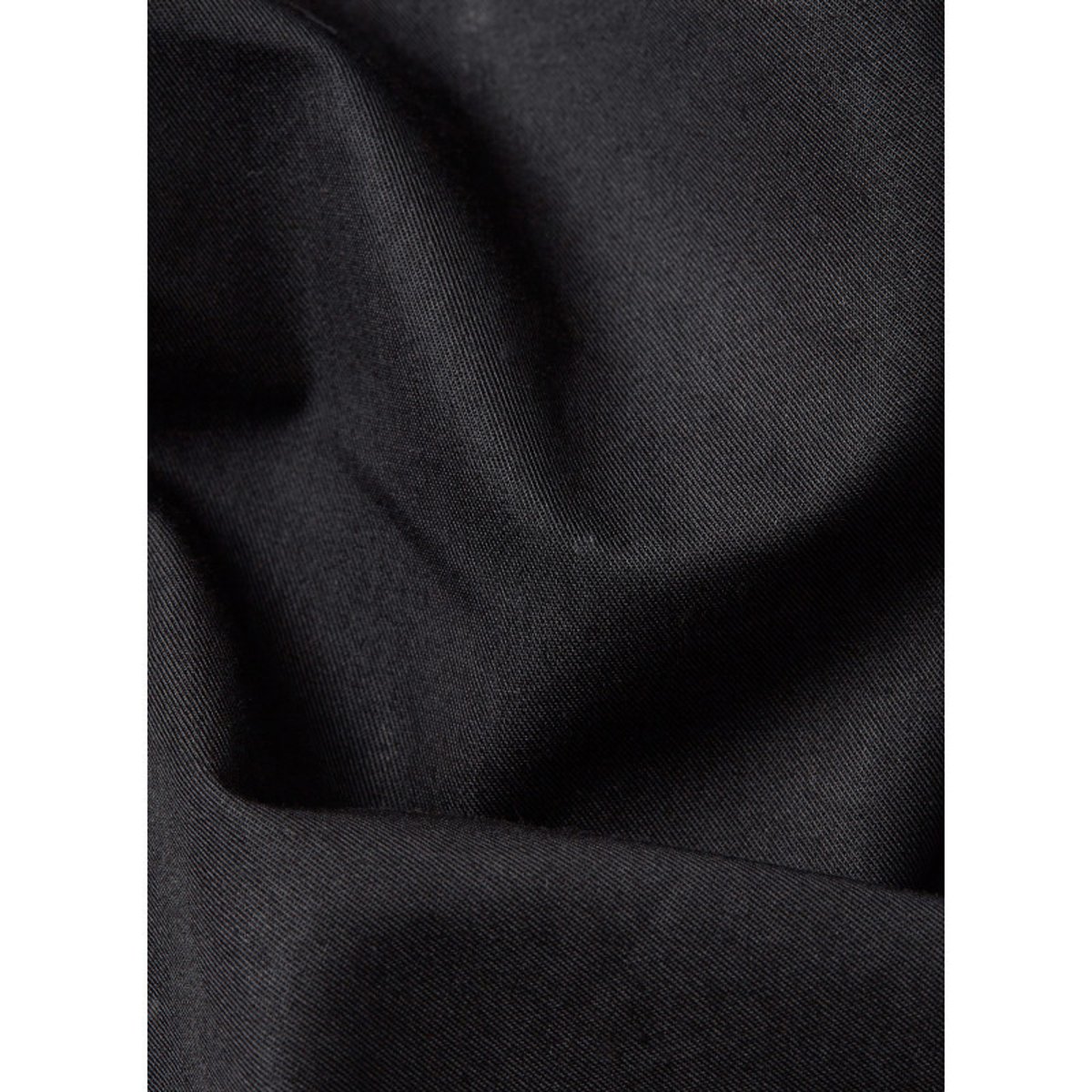 Blouson noir uni avec une coupe droite et un col montant boutonné noir, G-Star RAW