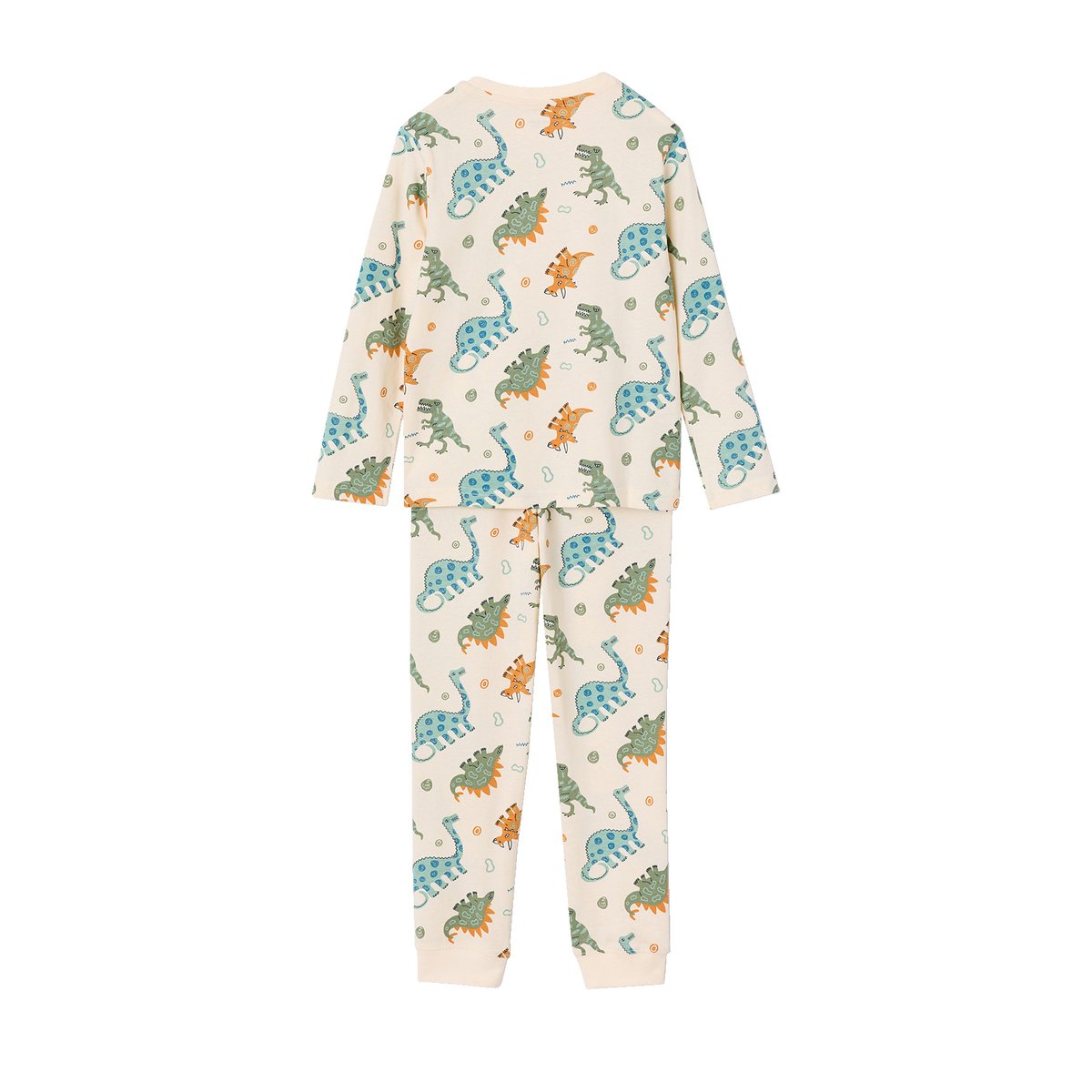 Lot de 2 pyjamas écru, VERTBAUDET