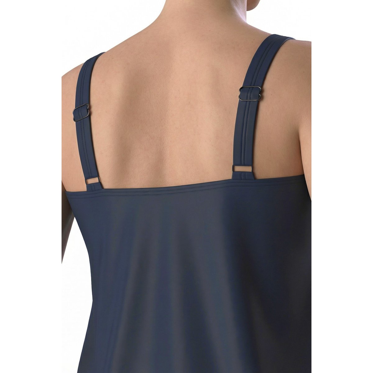 Tankini à volants, bonnets souples marine, ULLA POPKEN