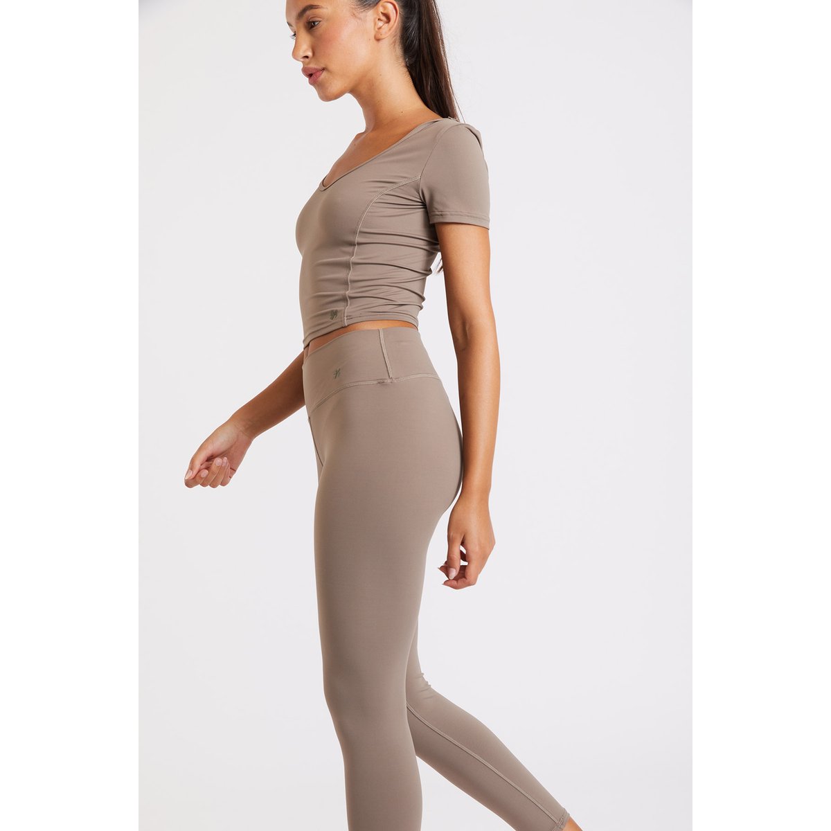 Tshirt Mantra - WELLNESS marron, BANANA MOON