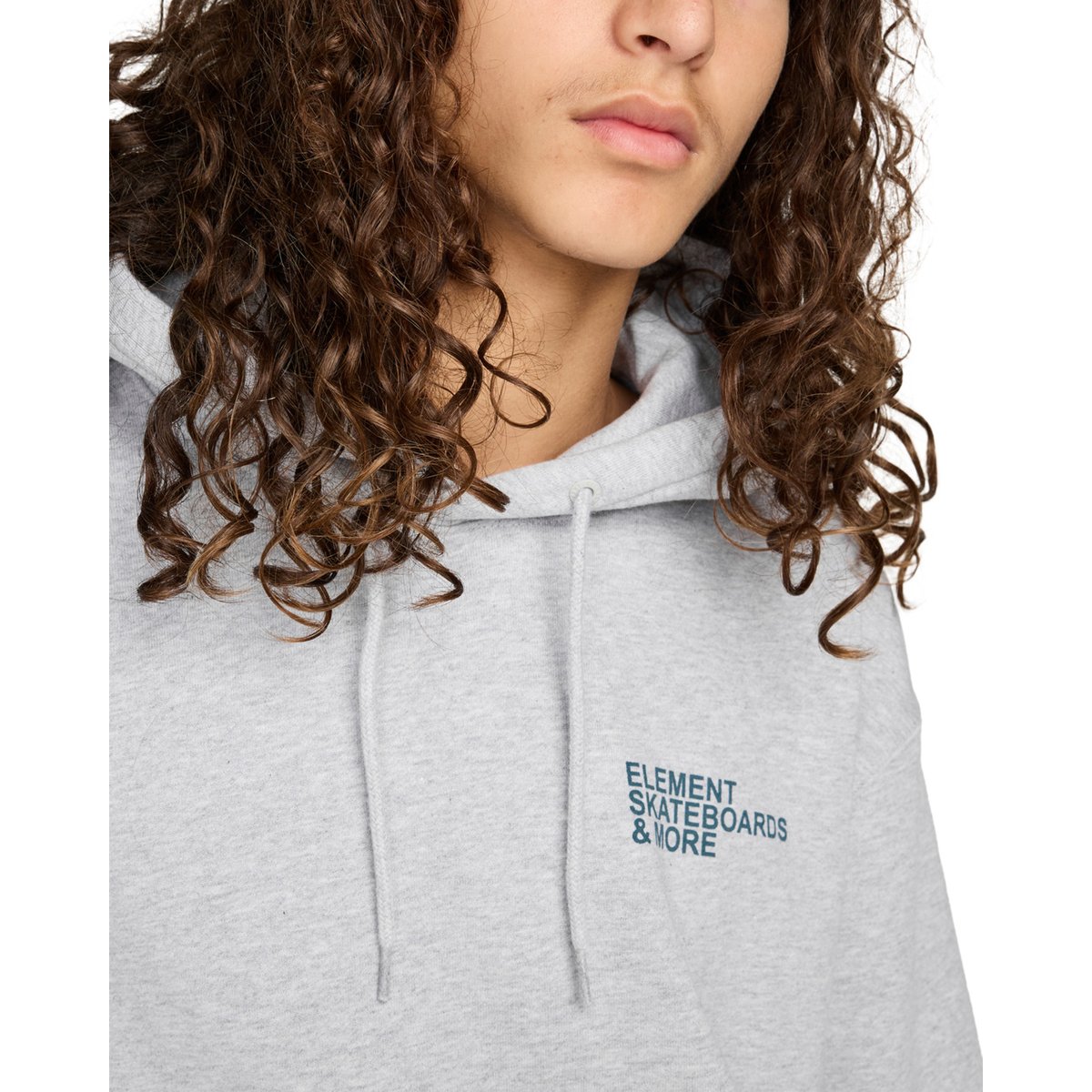 Sweat à capuche MOTION TREE PO gris mid grey heather, ELEMENT