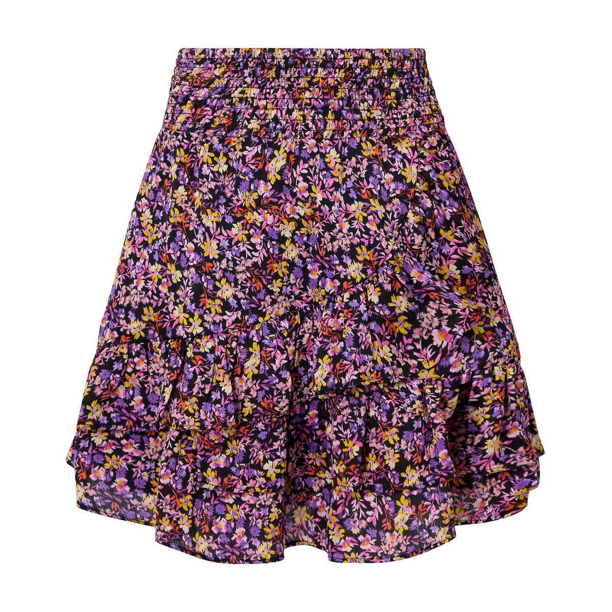 Jupe Courte à Petites Fleurs multicolore, JOE BROWNS