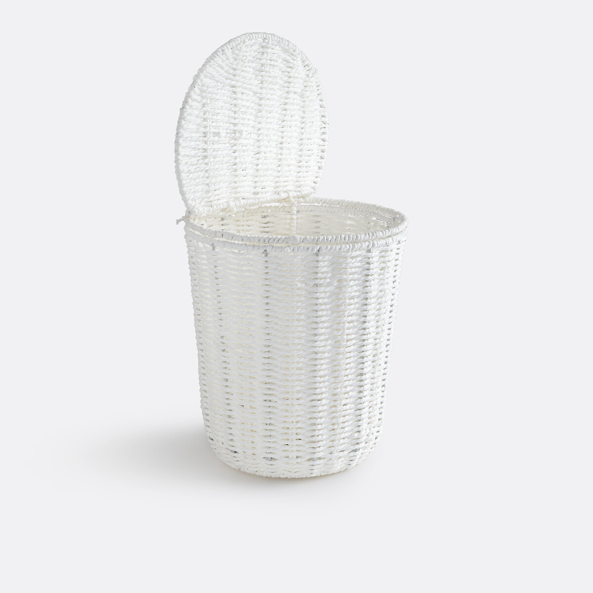Poubelle de salle de bain en papier tressé, Papeli blanc, LA REDOUTE INTERIEURS