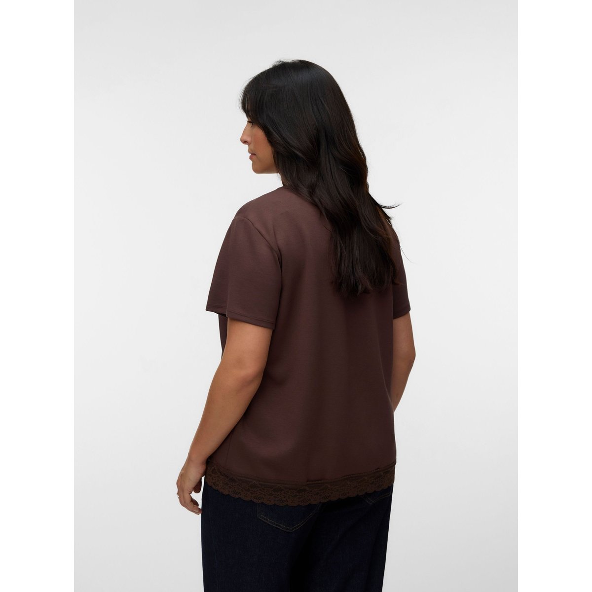 Top chocolate brown, VERO MODA