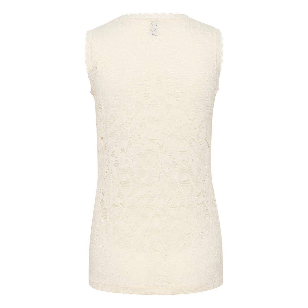 Sleeveless blouse blanc spring gardenia, CULTURE