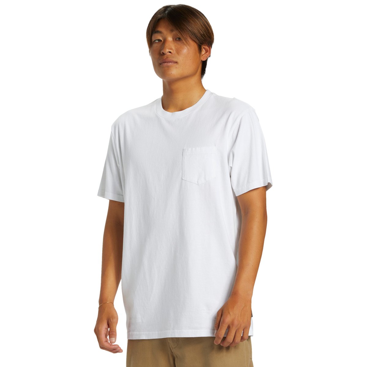T-shirt avec poche SALTWATER blanc white, QUIKSILVER