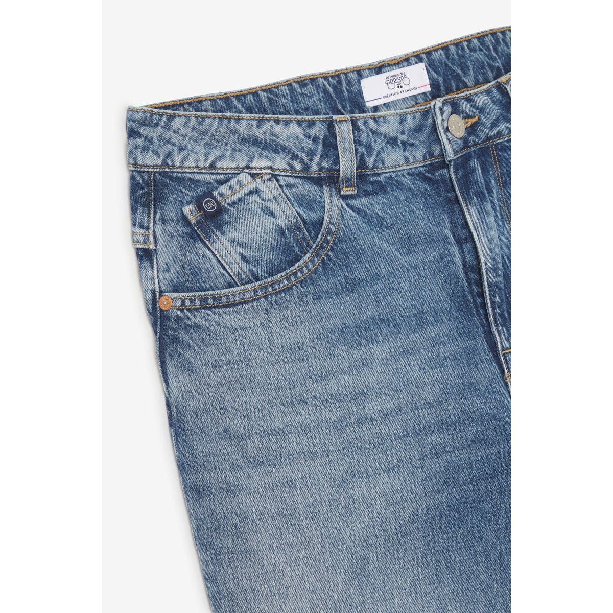 Jeans loose, large balloon , longueur 34 blue, LE TEMPS DES CERISES