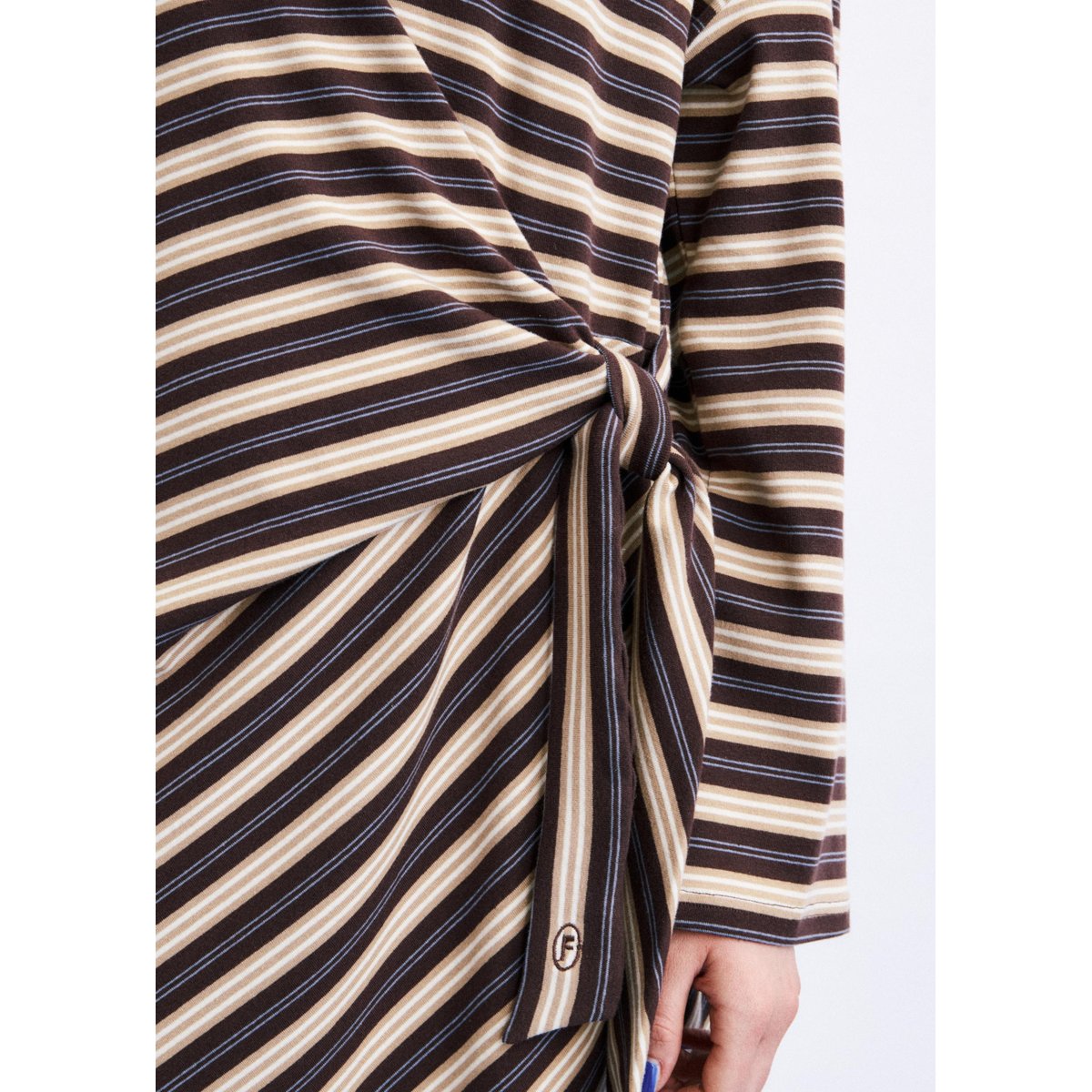 Robe Mio longue MIO marron glace, FRNCH
