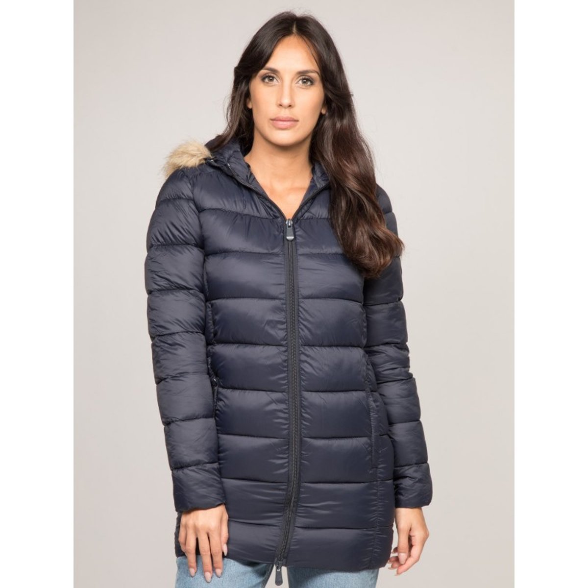 Doudoune Légère Capuche Ubexy bleu marine, DONA LISA