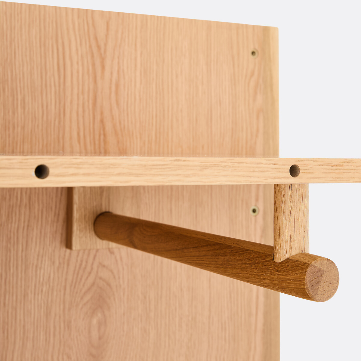 Vestiaire d'entrée réversible avec miroir, Senssia plaqué chêne, LA REDOUTE INTERIEURS