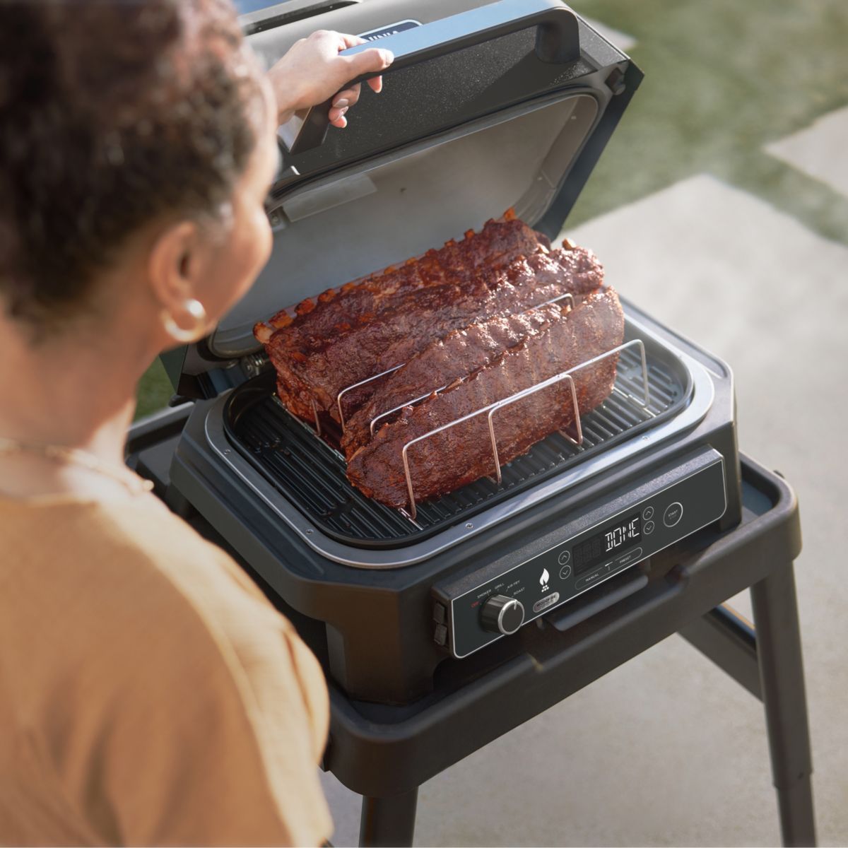 Ustensile barbecue de côtes Ninja Woodfire XL - OGXL - OGXL couleur unique, NINJA