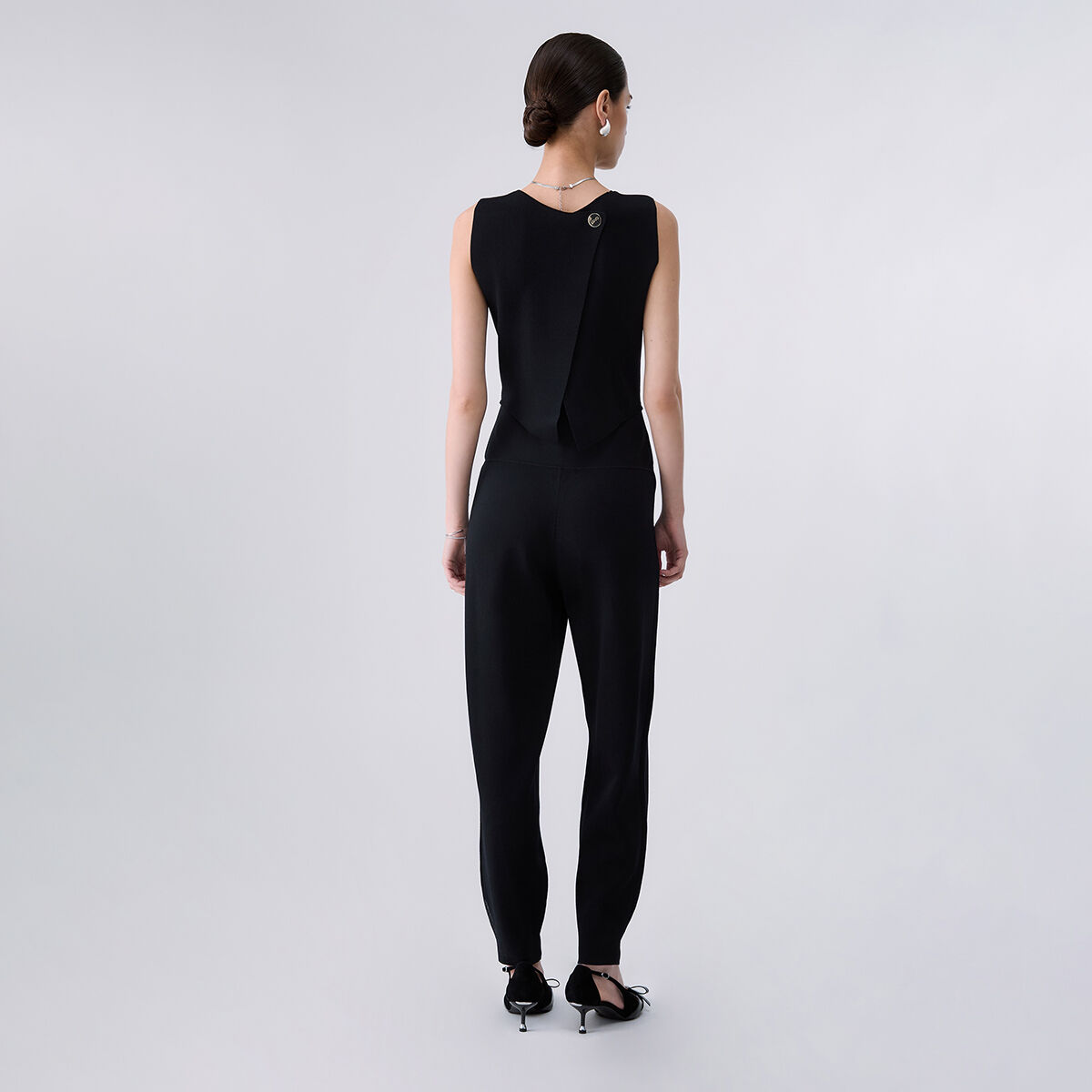 Combinaison longue en maille noir, LIU JO