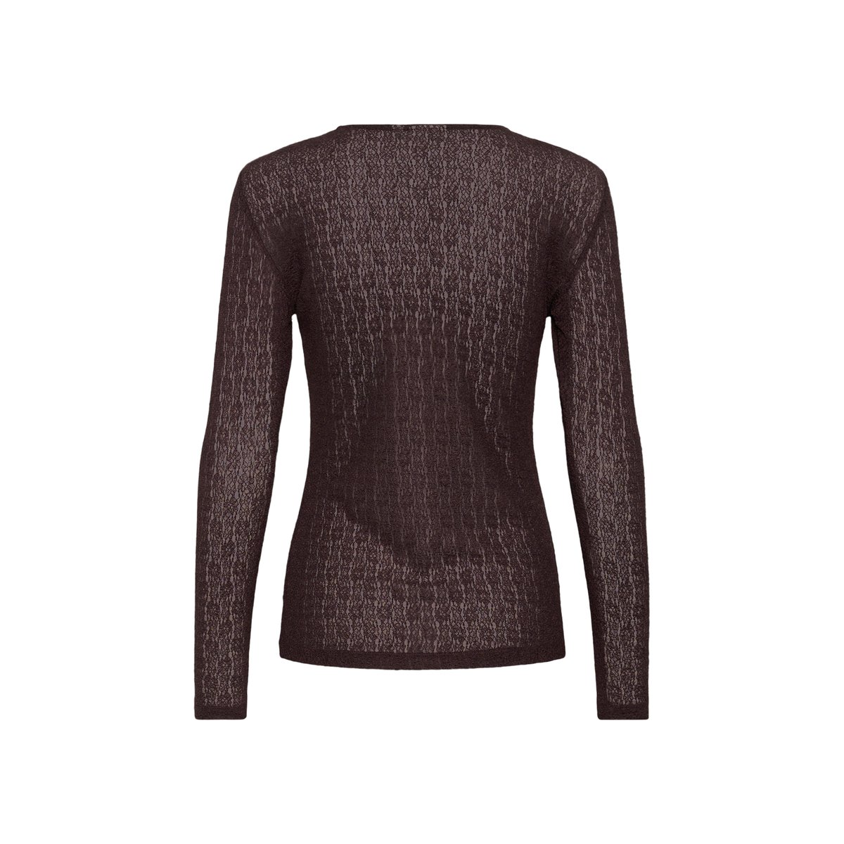 T-shirt à manches longues marron fudge, KAFFE
