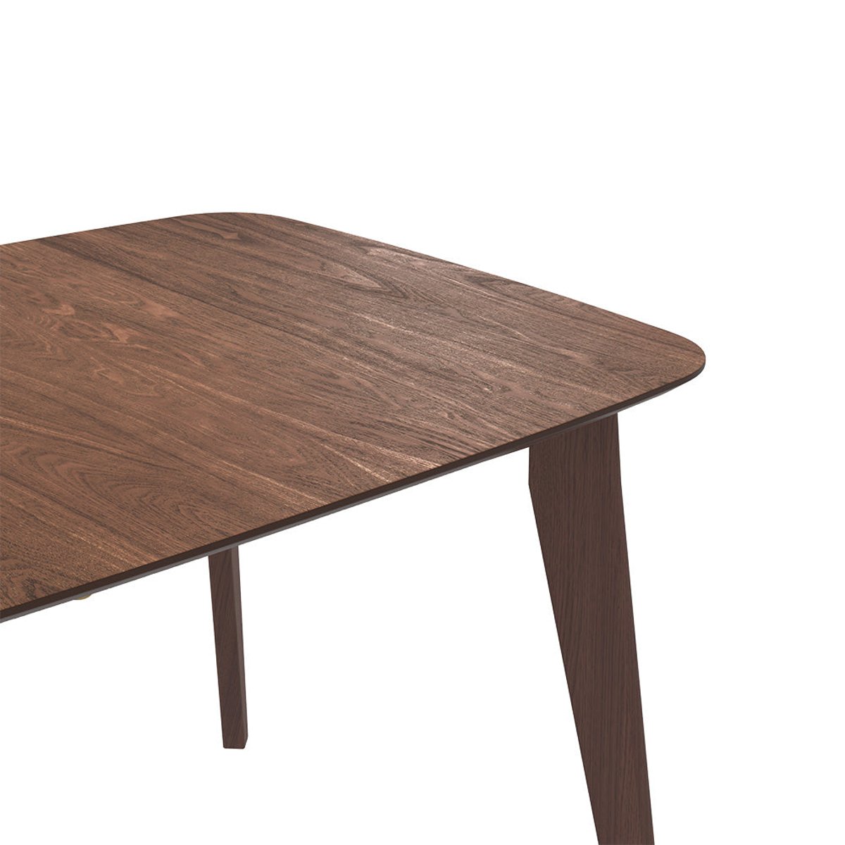 Table rectangulaire 4/6 personnes extensible en bois 150/180 cm - OMAN bois foncé, MAISON PAVANE