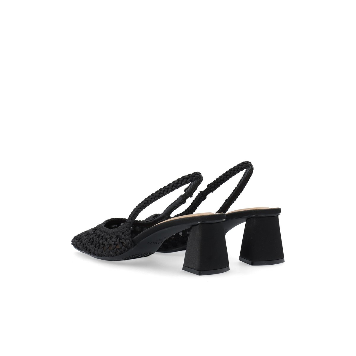 Chaussures À Bride Arrière black1, BIANCO