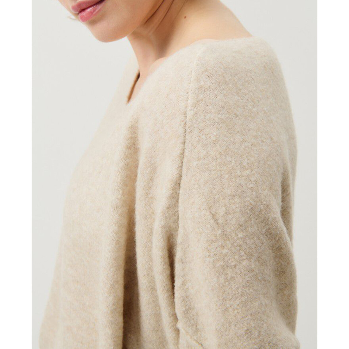 Damsville Boat Neck Jumper sand, AMERICAN VINTAGE
