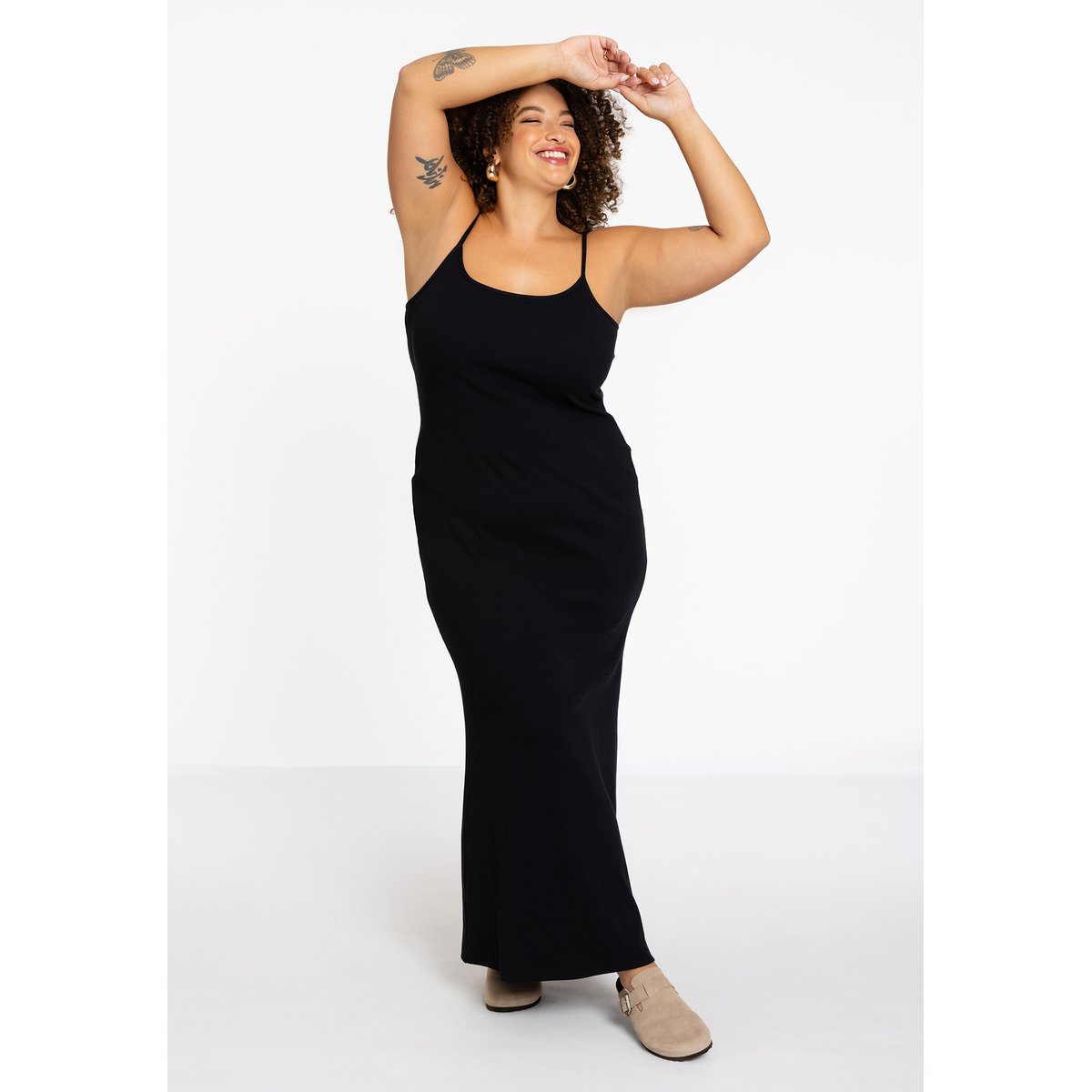 Robe sans manches noir, YOEK