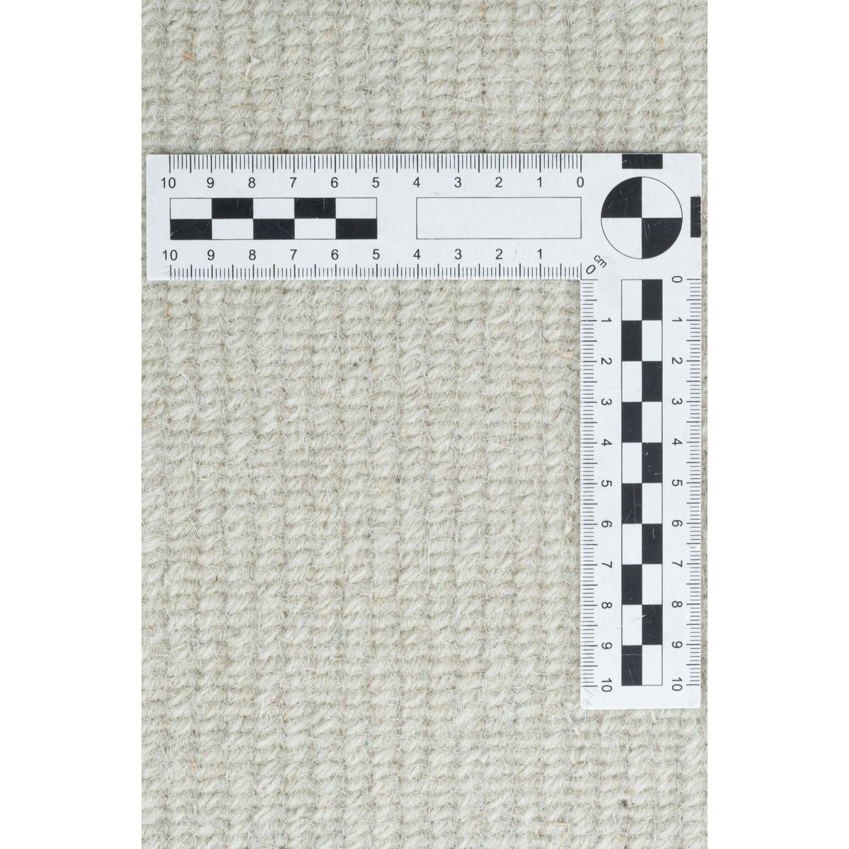 Tapis noué à la main en laine vierge et viscose bleu & beige, THEKO