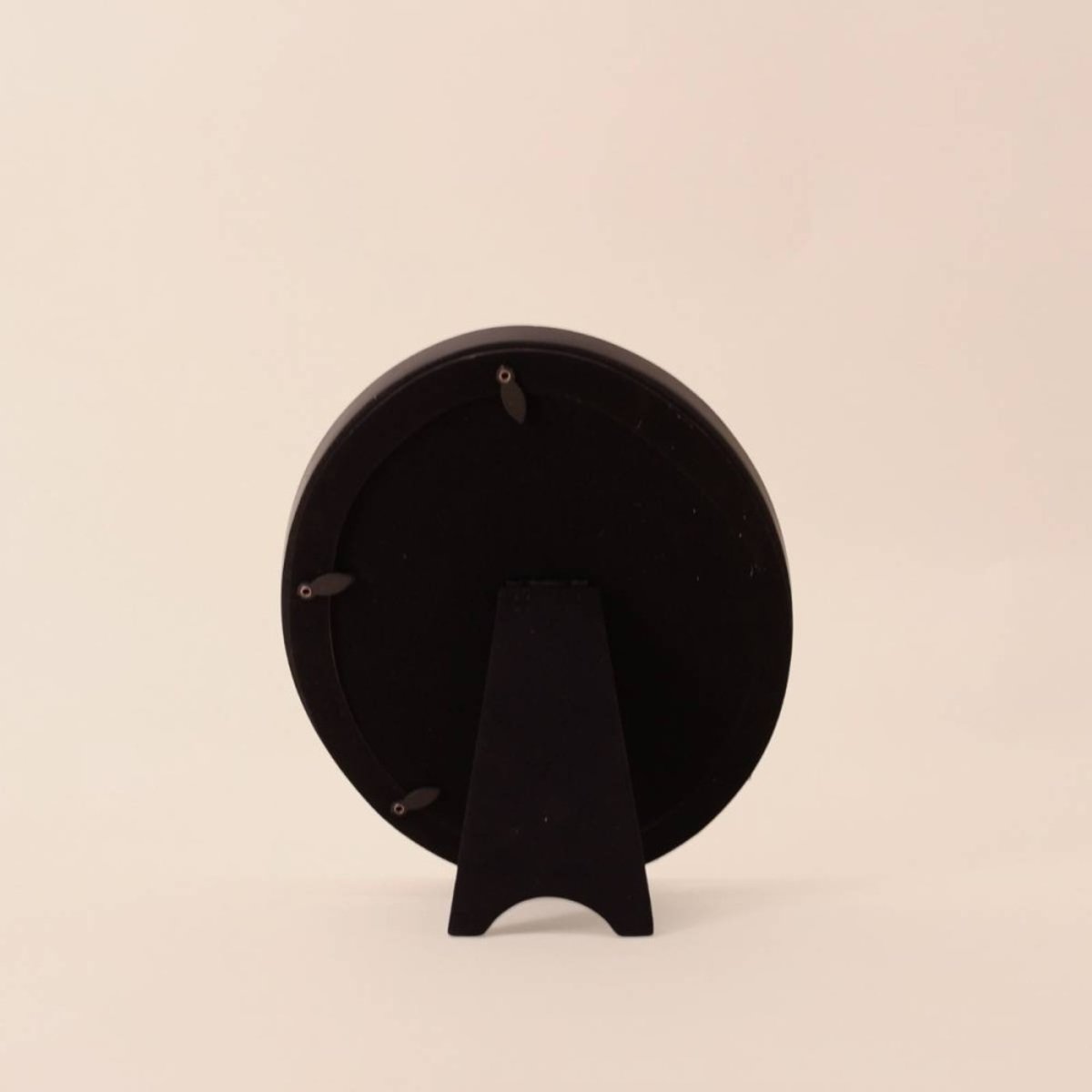 Cadre photo ovale 18x23cm noir, ORNAMI