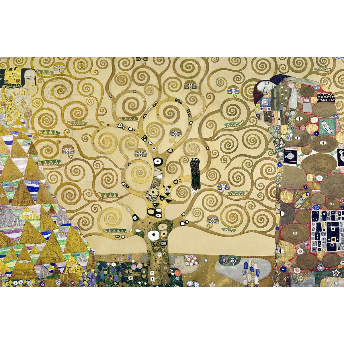 L'arbre de vie -Tableau gustave klimt tableau alu dibond, HEXOA