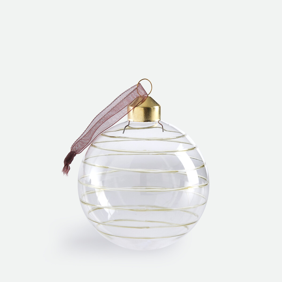 Coffret de 24 boules de Noël en verre, CASPAR transparent, LA REDOUTE INTERIEURS