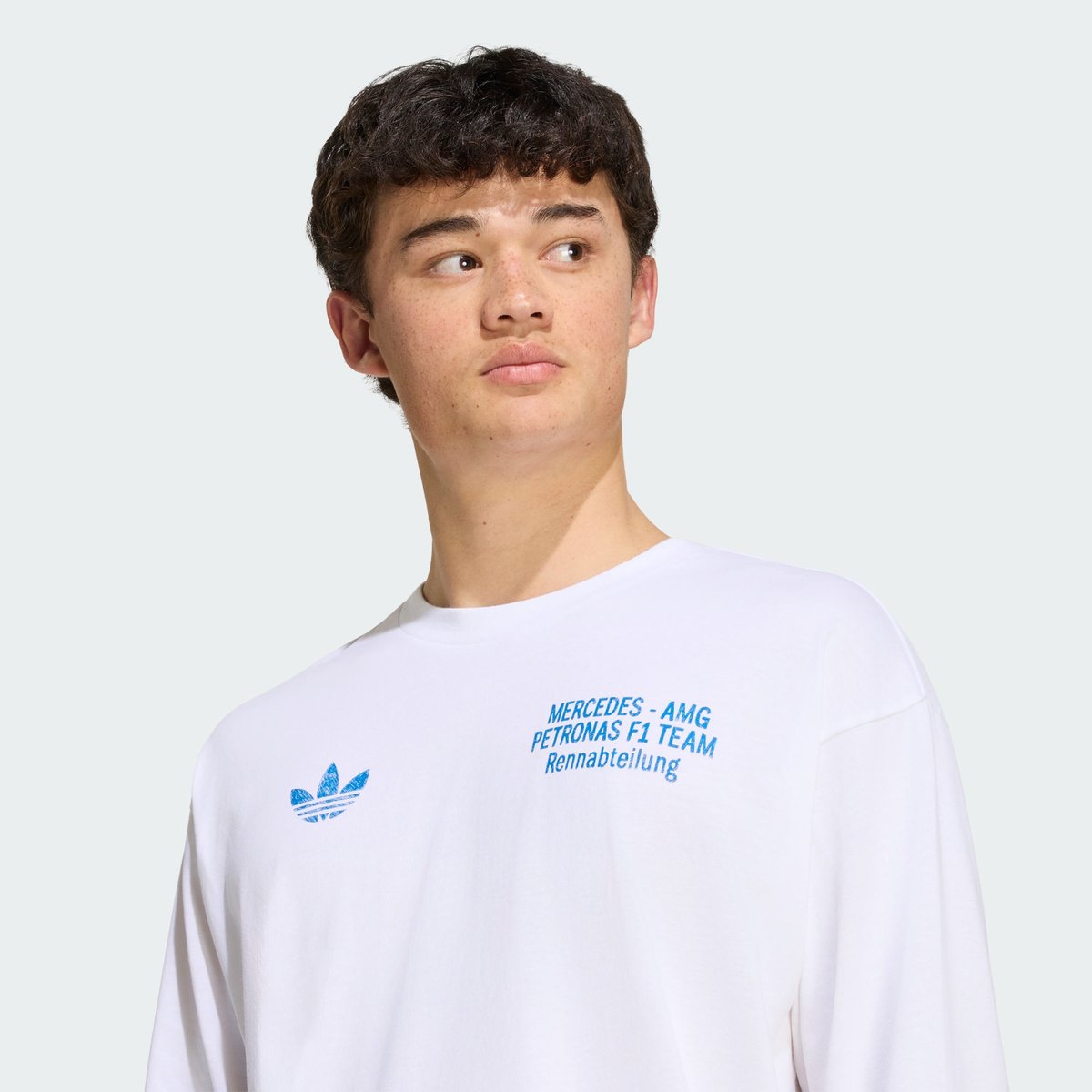 T-Shirt Manches Longues Mercedes - Amg Petronas Formula 1 Team Blue Wonder T-Shirt Manches Longues Mercedes - Amg Petronas Formula 1 Team Blue Wonder white / blue bird, adidas Performance
