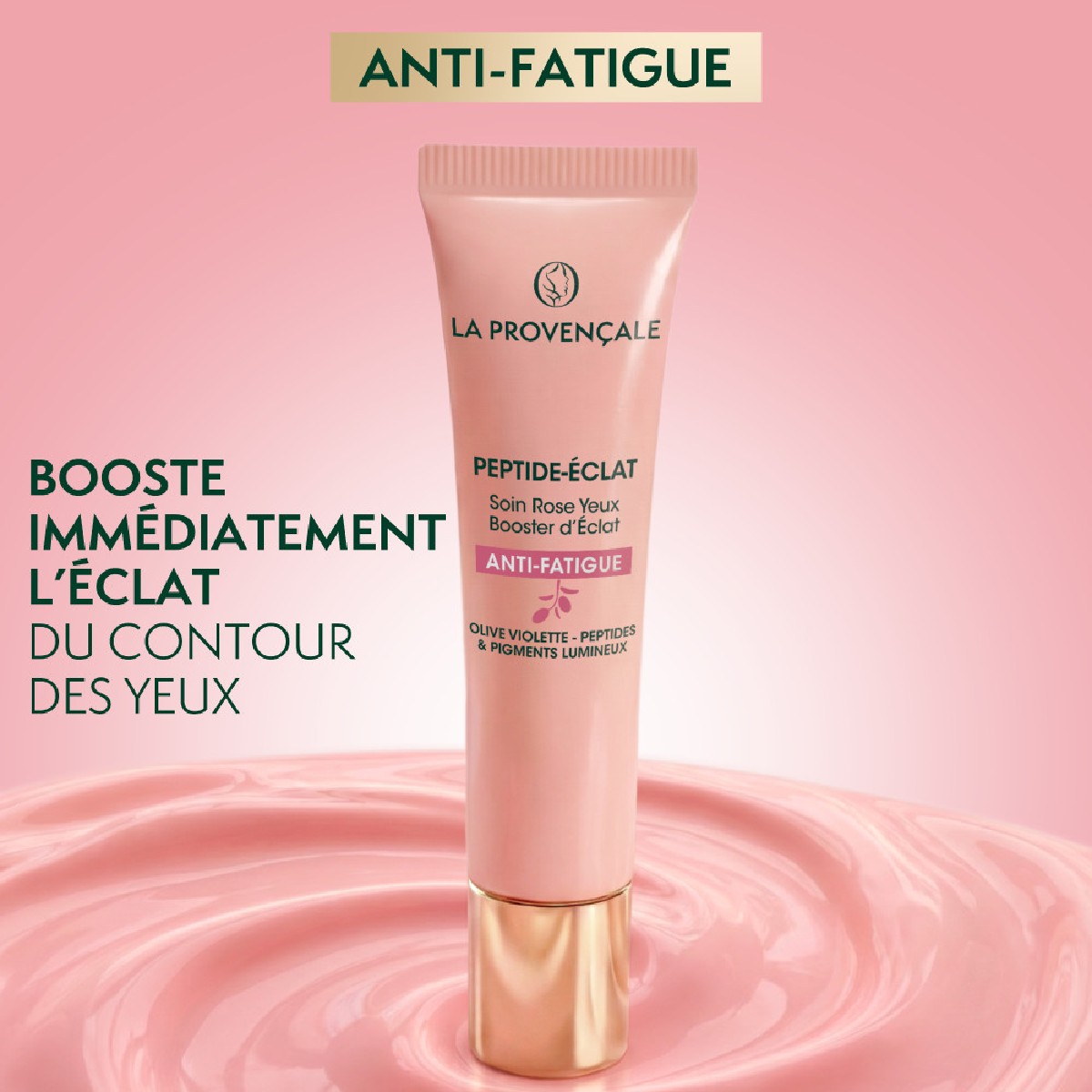 Le Soin Rose Jouvence Yeux Éclat 15ml couleur unique, LA PROVENÇALE