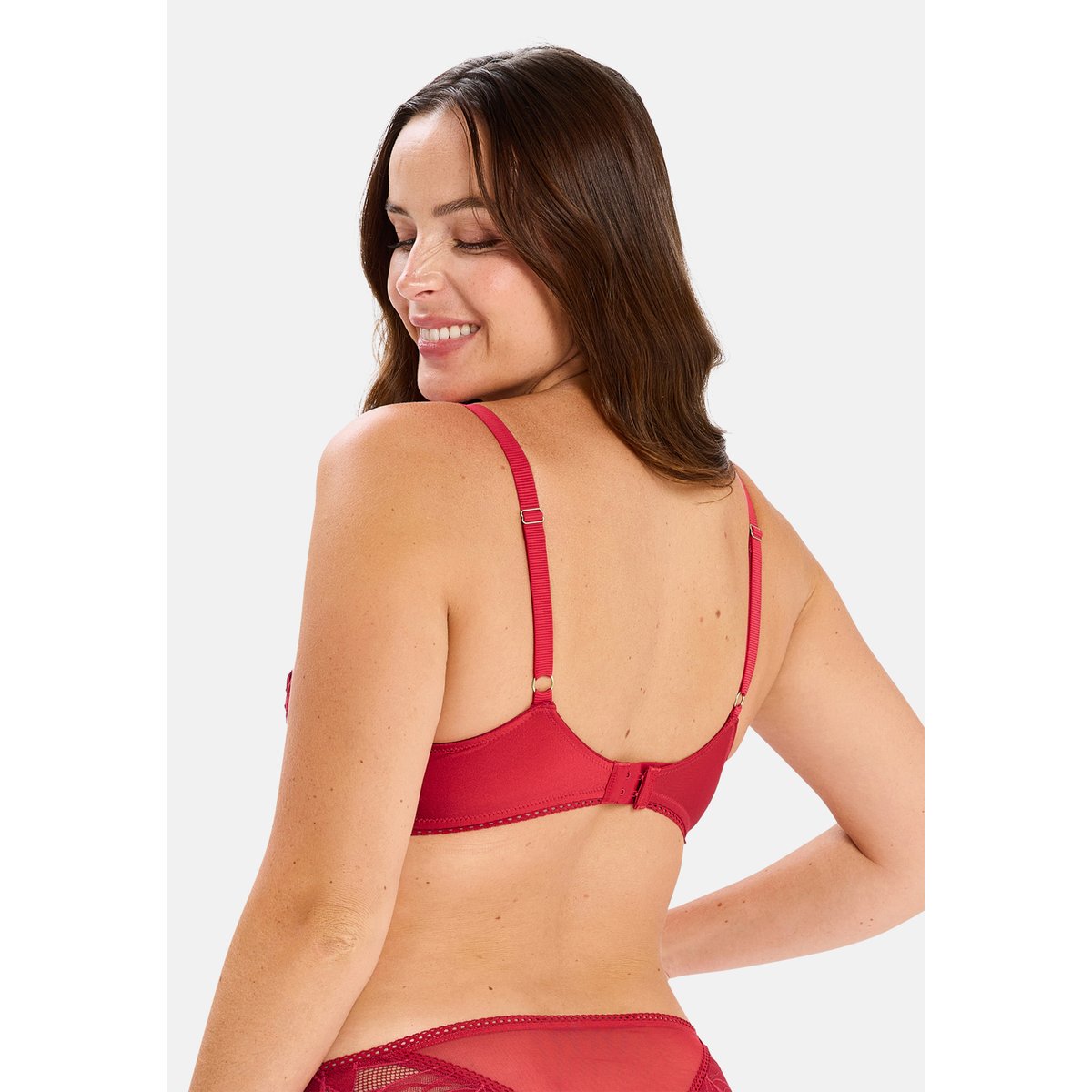 Soutien-gorge ALIÉNOR pourpre, SANS COMPLEXE