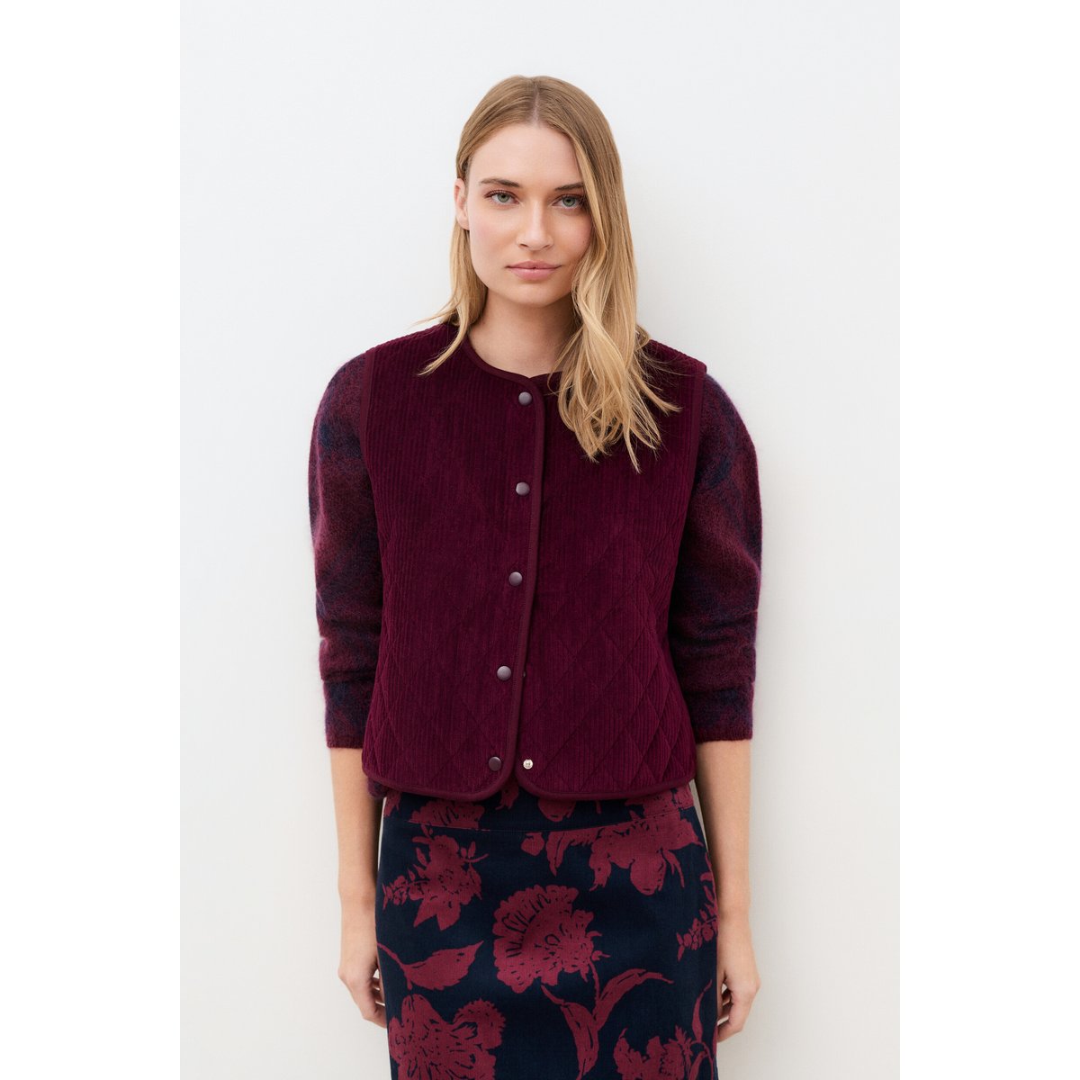 Gilet sans manches TMARCO bordeaux, CAROLL