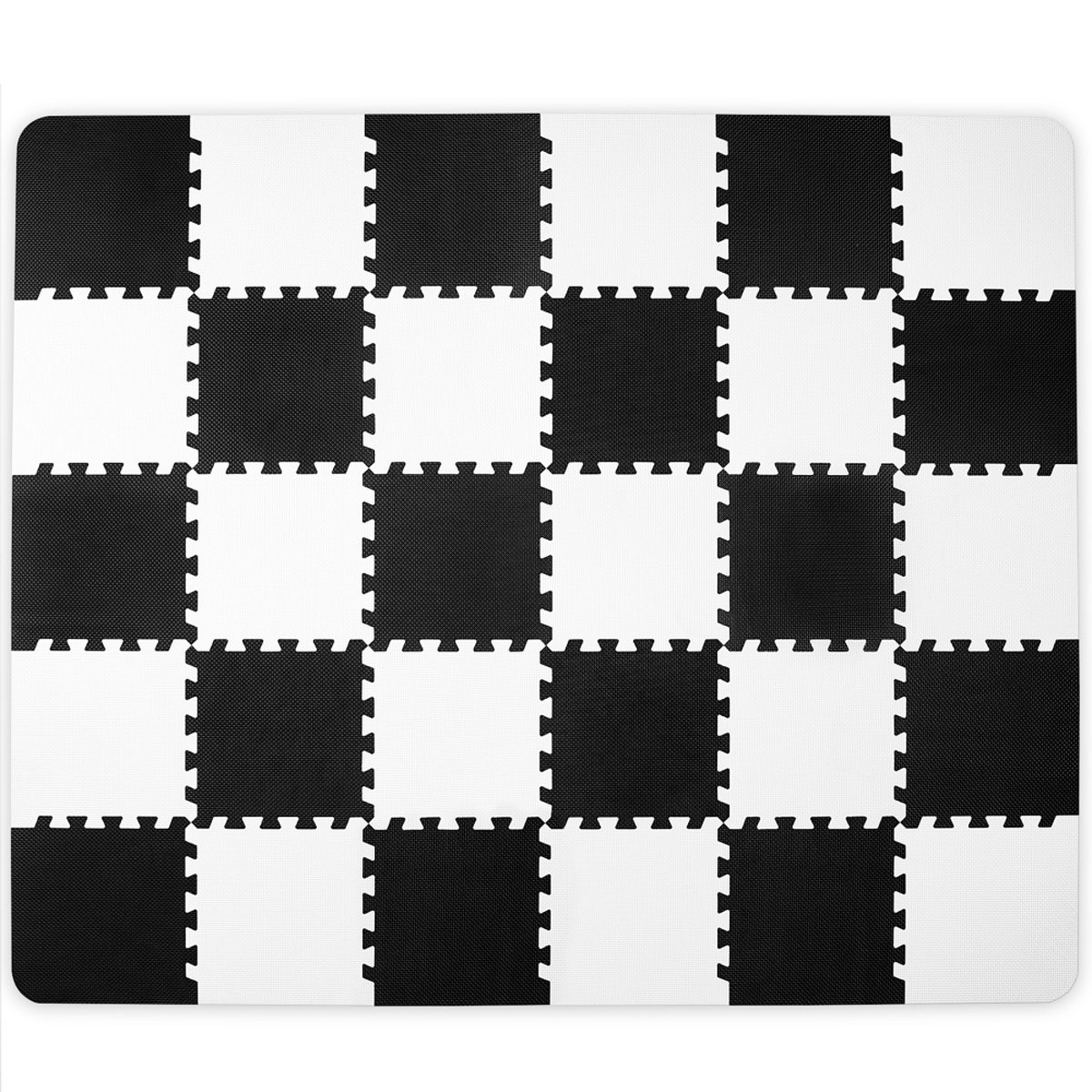 Tapis en mousse noir et blanc, KINDERKRAFT