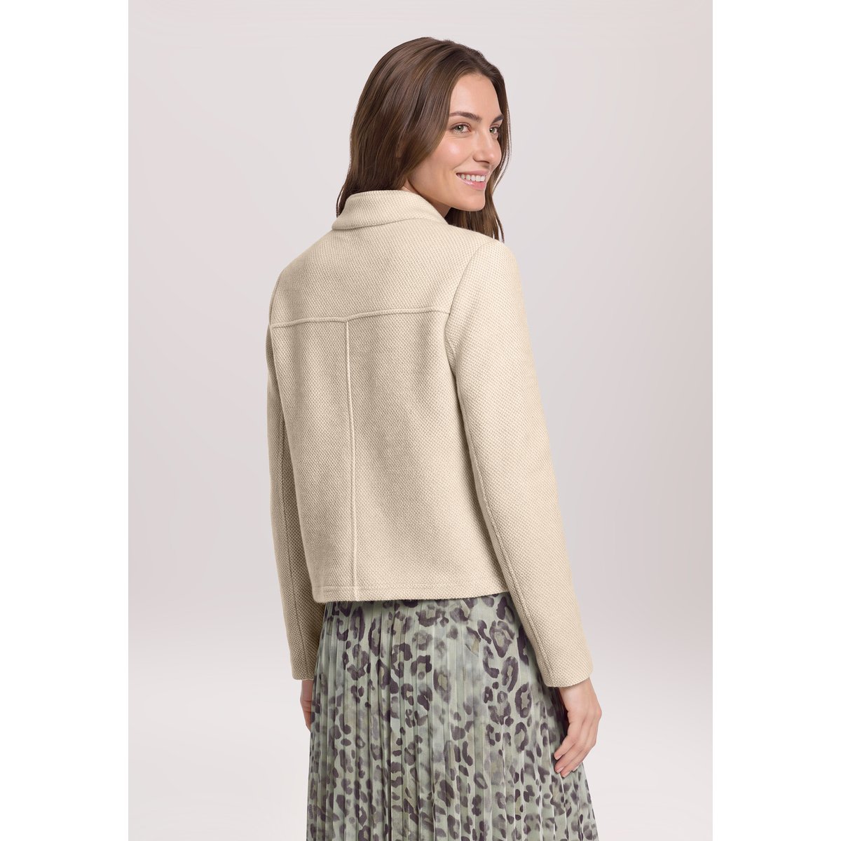 Veste blazer à boutons taupe, BETTY BARCLAY