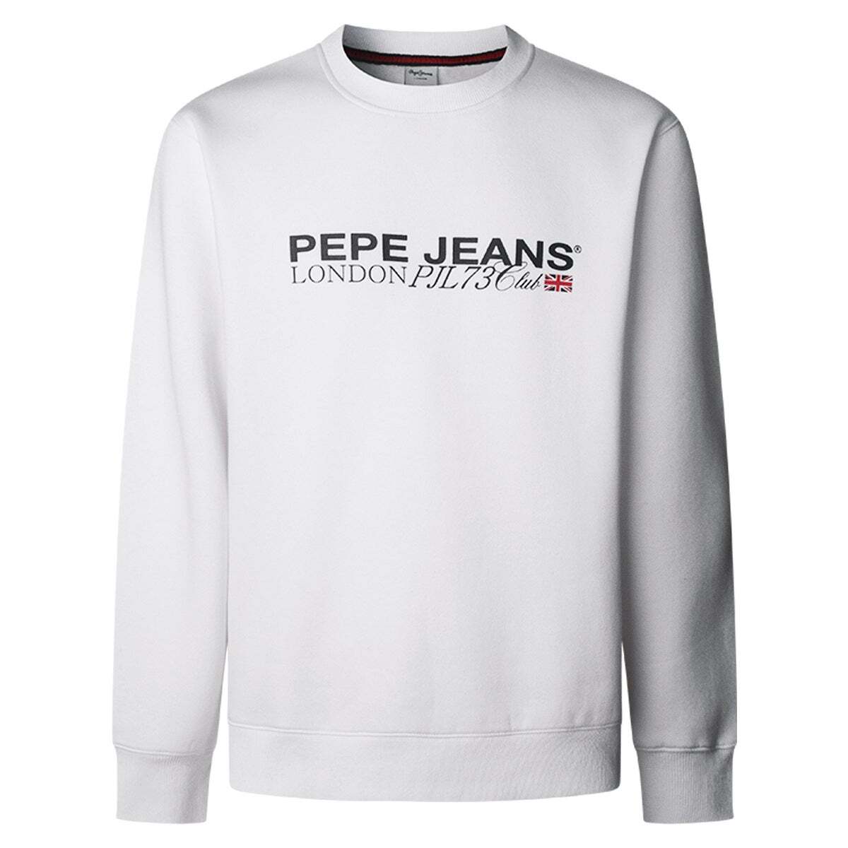 Sweat col rond Matthew blanc, PEPE JEANS