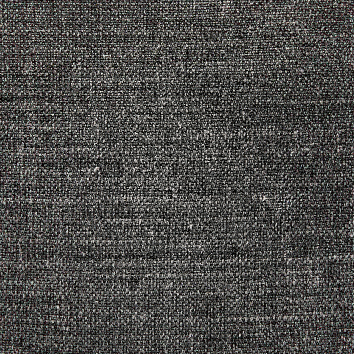 Demi-canapé droit, arrondi, modulable en coton et lin, TIBERIO anthracite, AM.PM