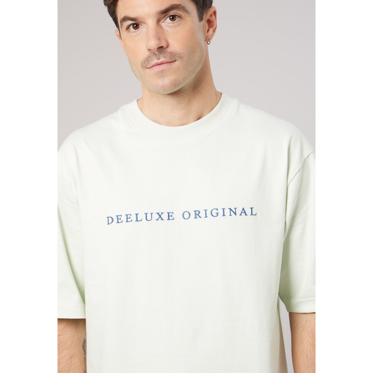 T-shirt homme en coton STONAL lagoon, DEELUXE