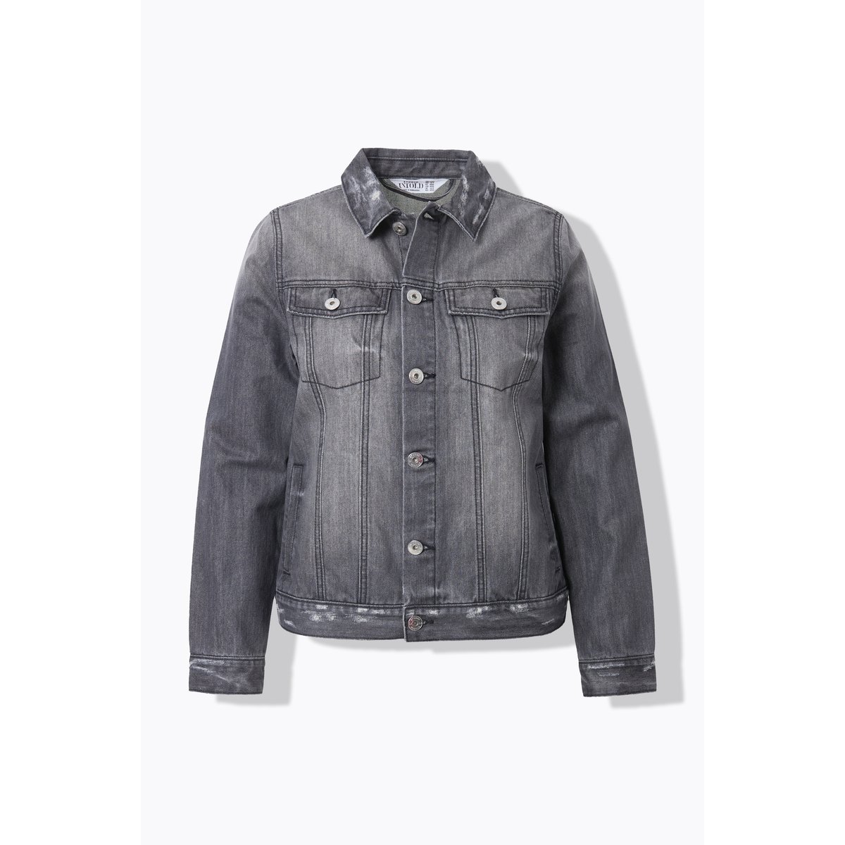 Veste en jean, coupe Regular Fit noir, STUDIO UNTOLD