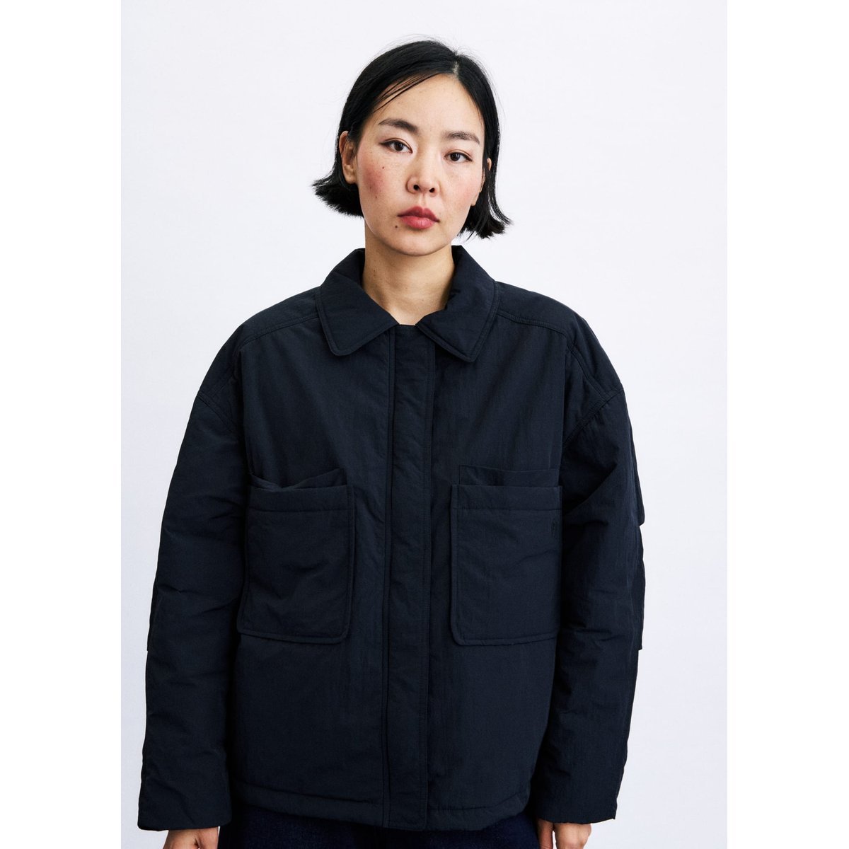 Doudoune Dorney en coton DORNEY bleu marine, FRNCH