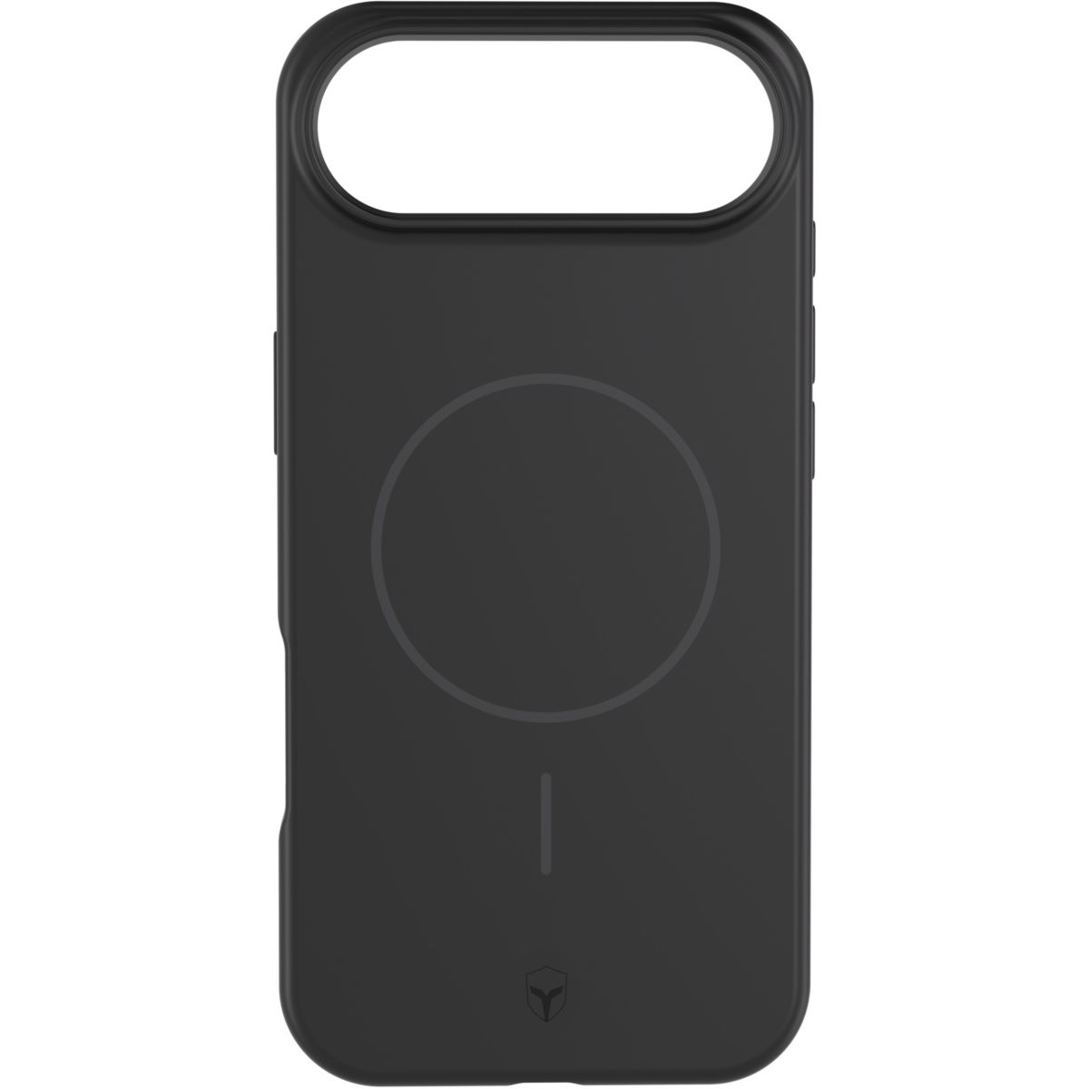 Coque iPhone Air silicone MagSafe noir couleur unique, FORCE CASE