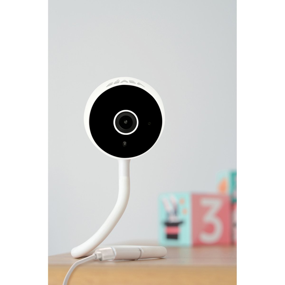 Ecoute bébé vidéo connecté téléphone et wifi ZEN CONNECT blanc, BEABA