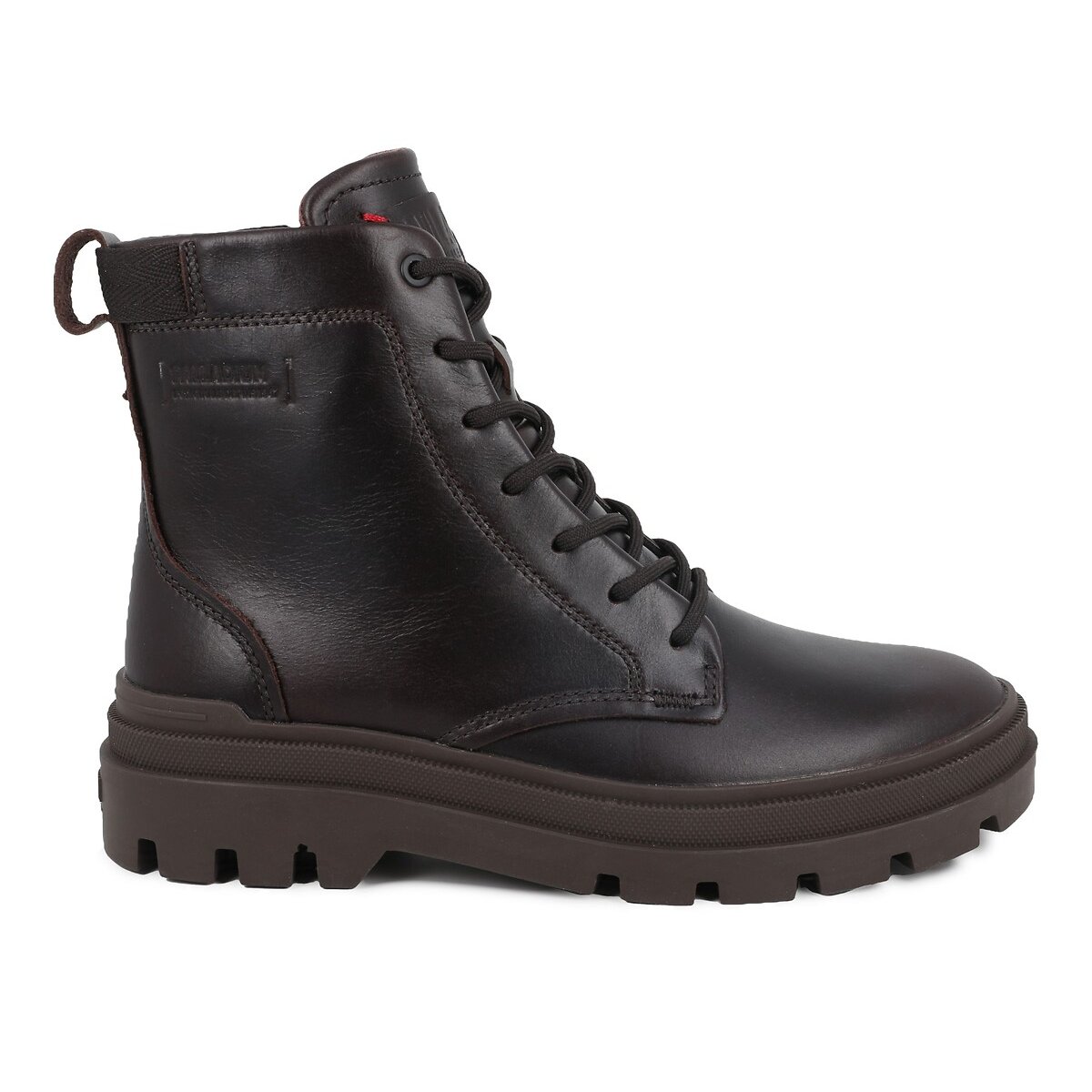 Botins PALLAGRADE OFFICER L castanho, PALLADIUM
