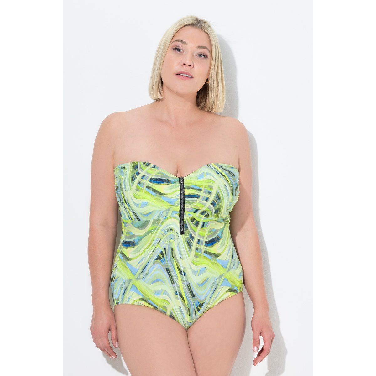Maillot de bain à bonnets souples citron vert, ULLA POPKEN